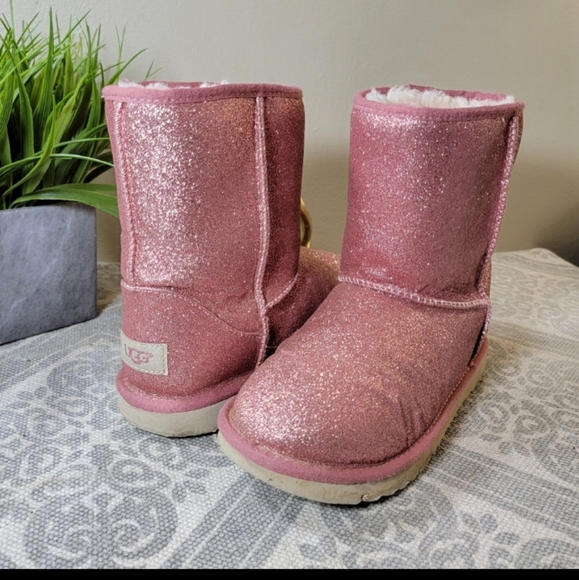 UGG Other - Ugg pink glitter boots